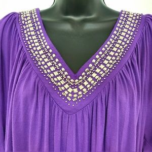 Torrid Metallic Accent Shirt